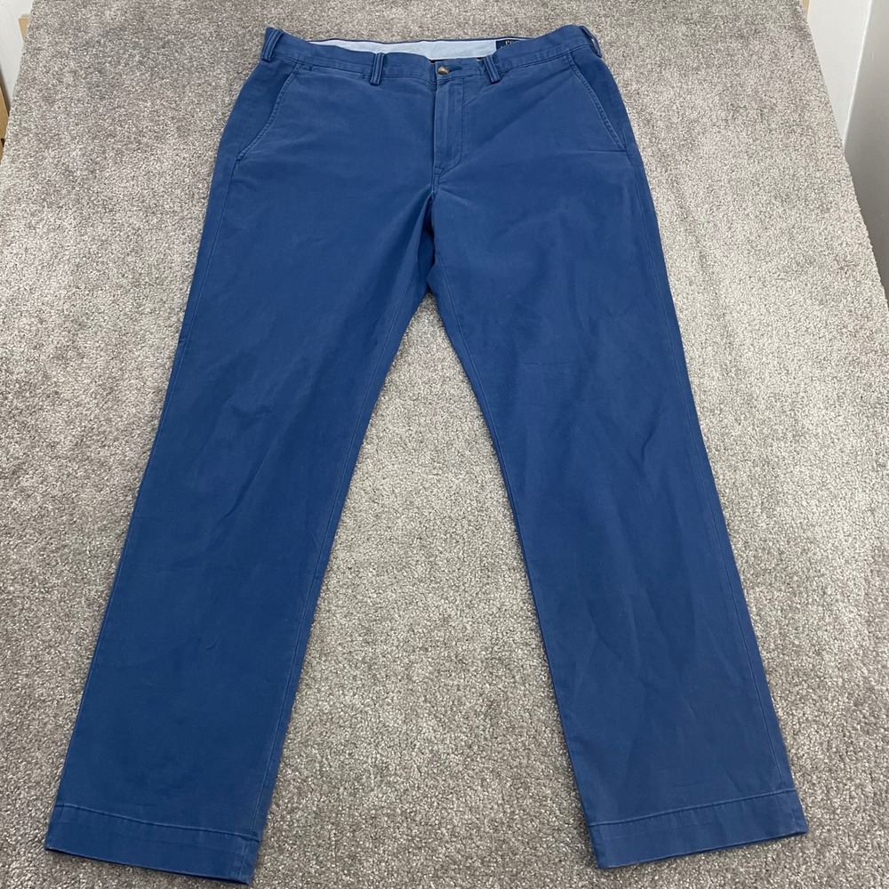 Polo Ralph Lauren Chino Pants Mens 38x32 Stretch Straight Fit (Size Tag 36x32)